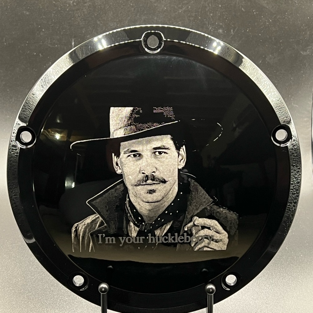 Harley I’m your huckleberry derby cover for 2016-current touring models only